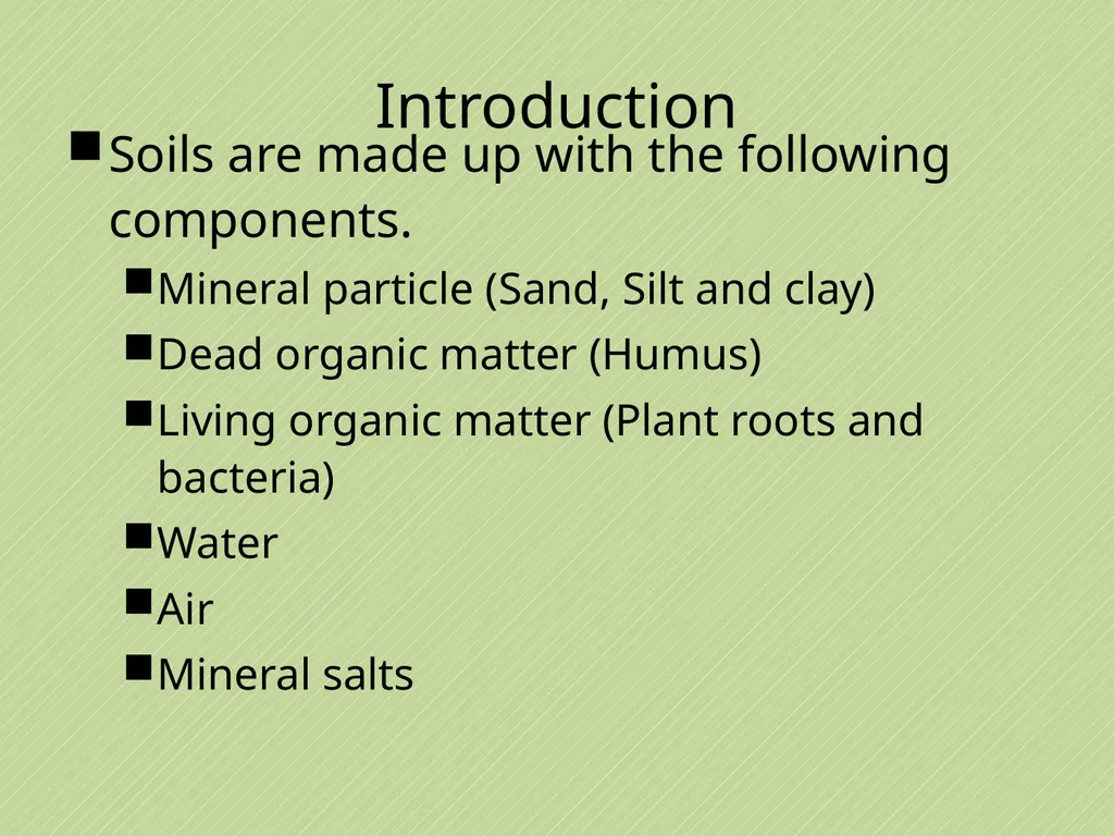 Leaving Certificate Agricultural Science Soil - slide 2 of 42