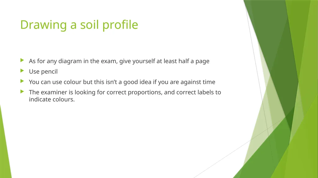 Soil Profiles Leaving Cert. Agricultural Science - slide 3 of 8