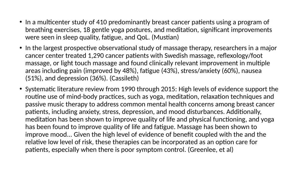 Integrative Care – An Essential Component for - slide 10 of 18