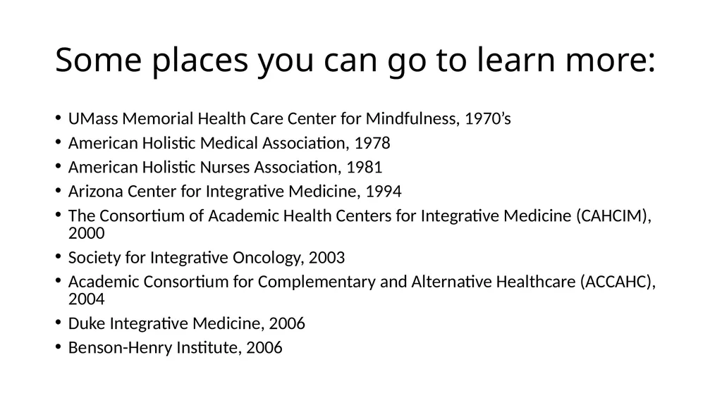 Integrative Care – An Essential Component for - slide 16 of 18
