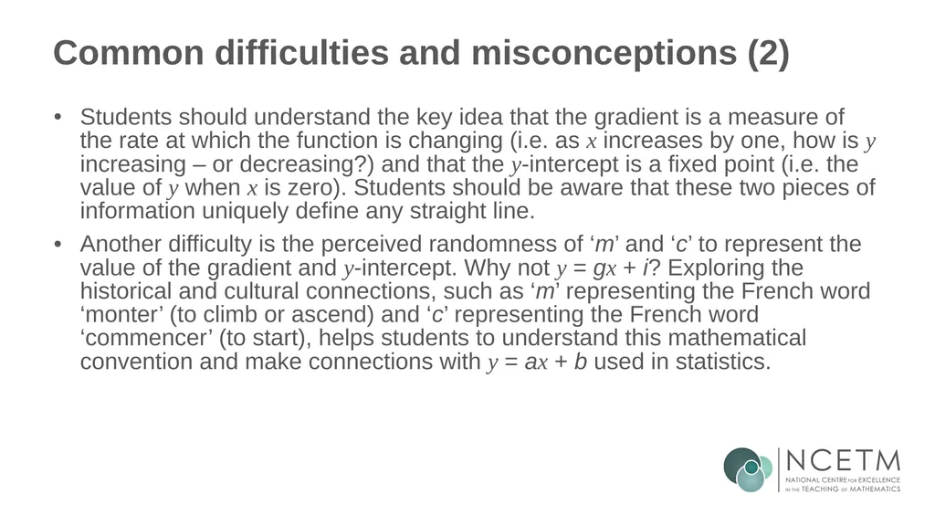 Writing linear equations in the form y = mx + - slide 14 of 40