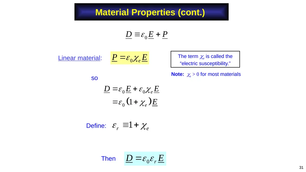 Adapted from notes by Prof. Stuart A. Long 1 Notes - slide 31 of 41