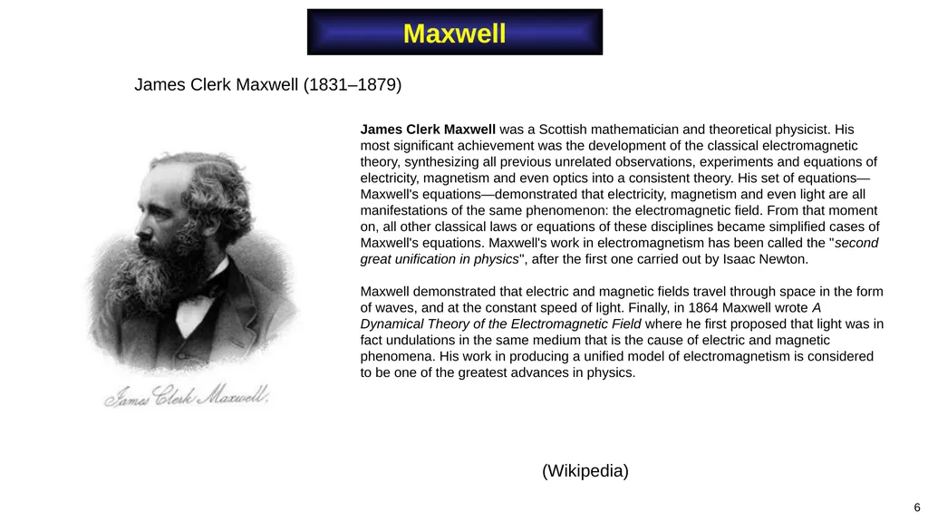 Adapted from notes by Prof. Stuart A. Long 1 Notes - slide 6 of 41
