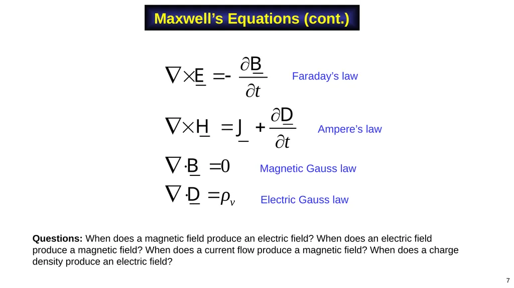 Adapted from notes by Prof. Stuart A. Long 1 Notes - slide 7 of 41