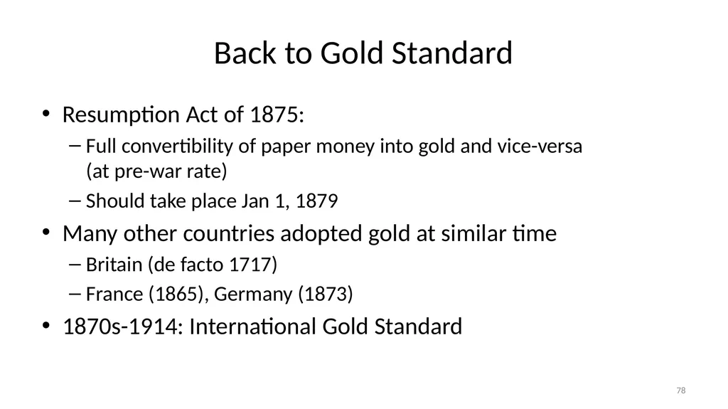 Lecture 10: Money, Inflation, and Output - slide 78 of 85