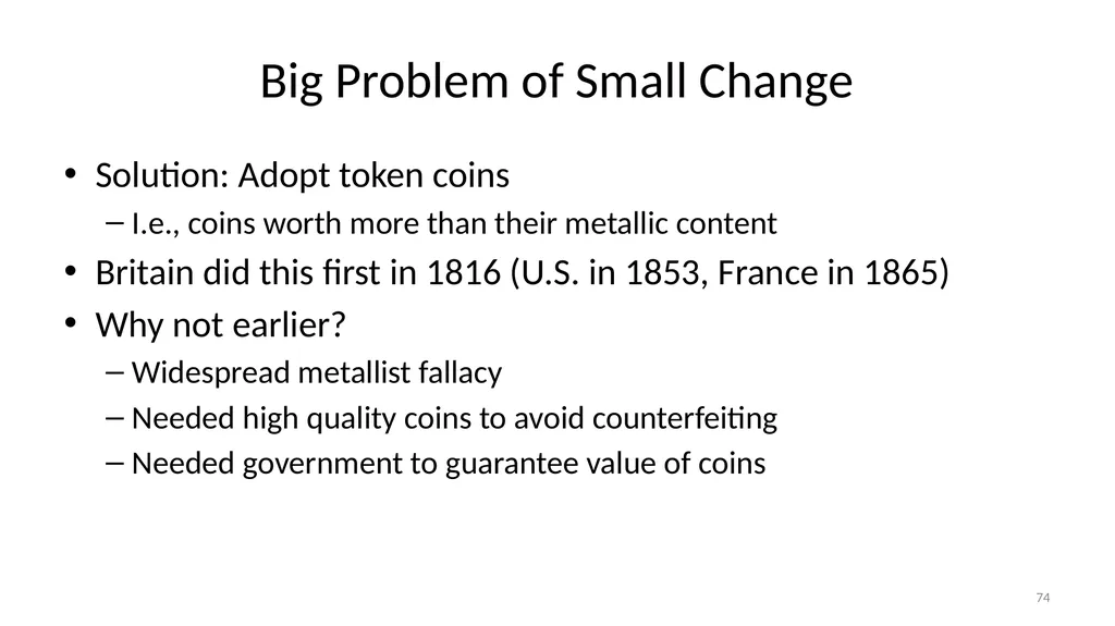 Lecture 10: Money, Inflation, and Output - slide 74 of 85