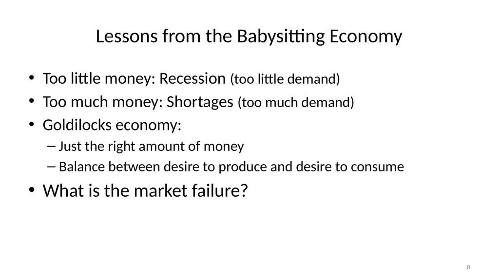 Lecture 10: Money, Inflation, and Output - slide 8 of 85