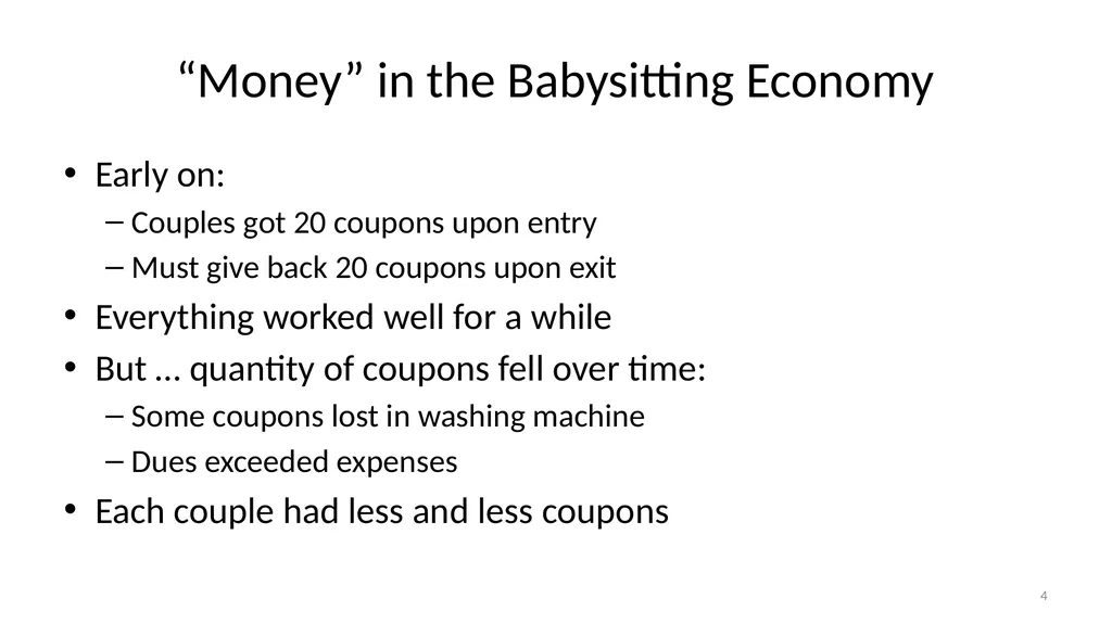 Lecture 10: Money, Inflation, and Output - slide 4 of 85