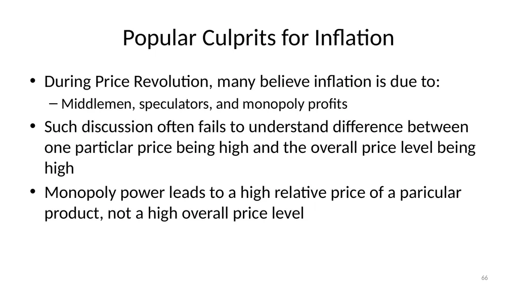 Lecture 10: Money, Inflation, and Output - slide 66 of 85