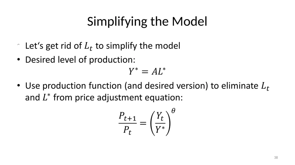 Lecture 10: Money, Inflation, and Output - slide 38 of 85