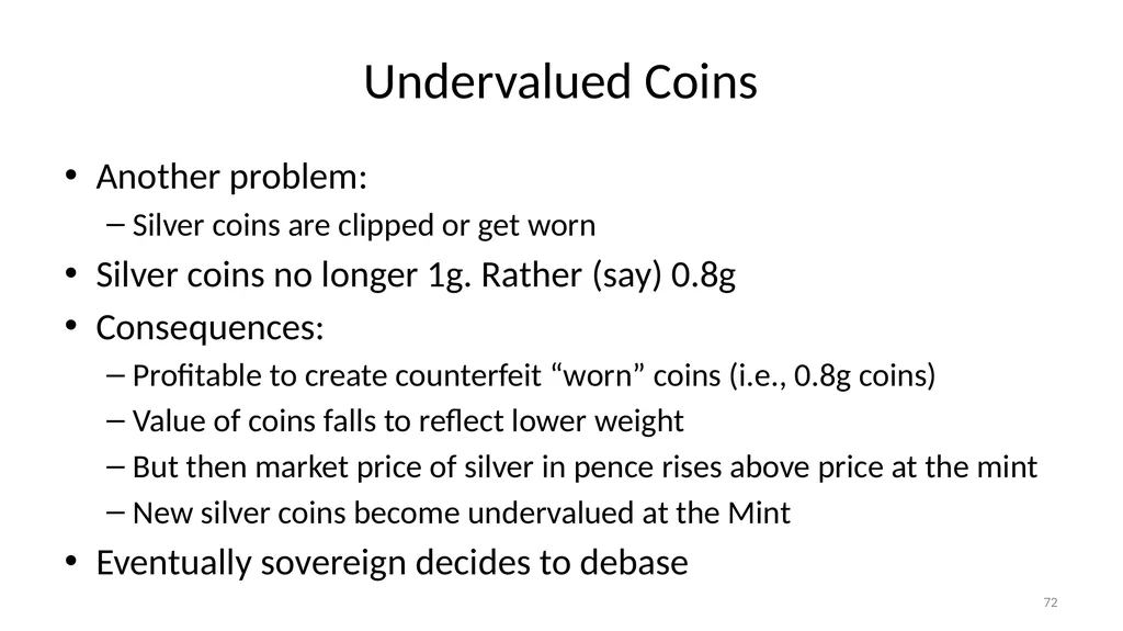 Lecture 10: Money, Inflation, and Output - slide 72 of 85