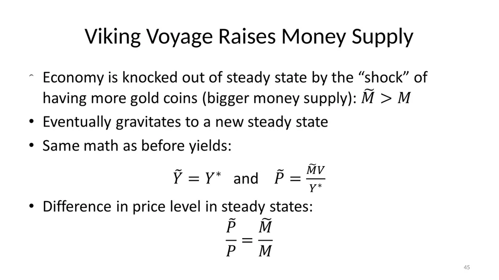 Lecture 10: Money, Inflation, and Output - slide 45 of 85