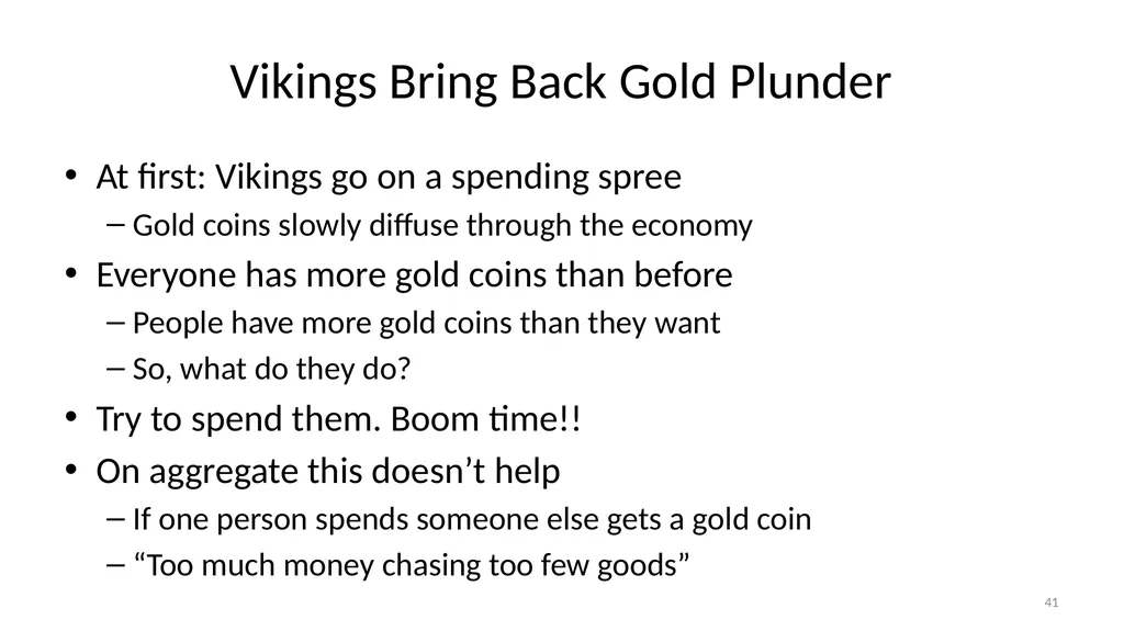 Lecture 10: Money, Inflation, and Output - slide 41 of 85