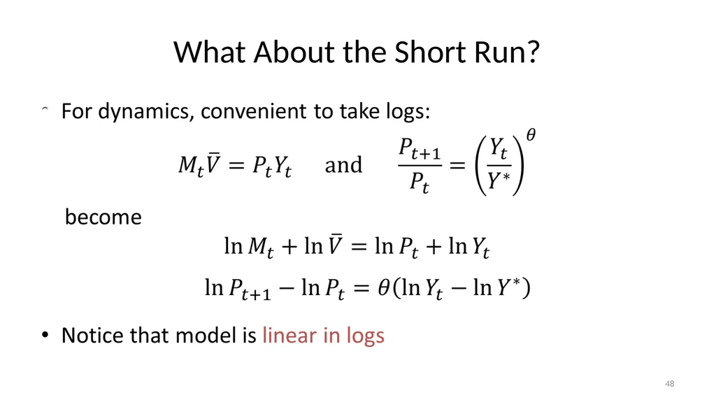 Lecture 10: Money, Inflation, and Output - slide 48 of 85