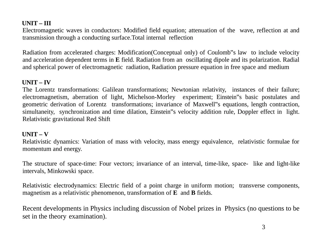 ELECTRODYNAMICS, ELECTROMAGNETIC WAVES AND - slide 3 of 4