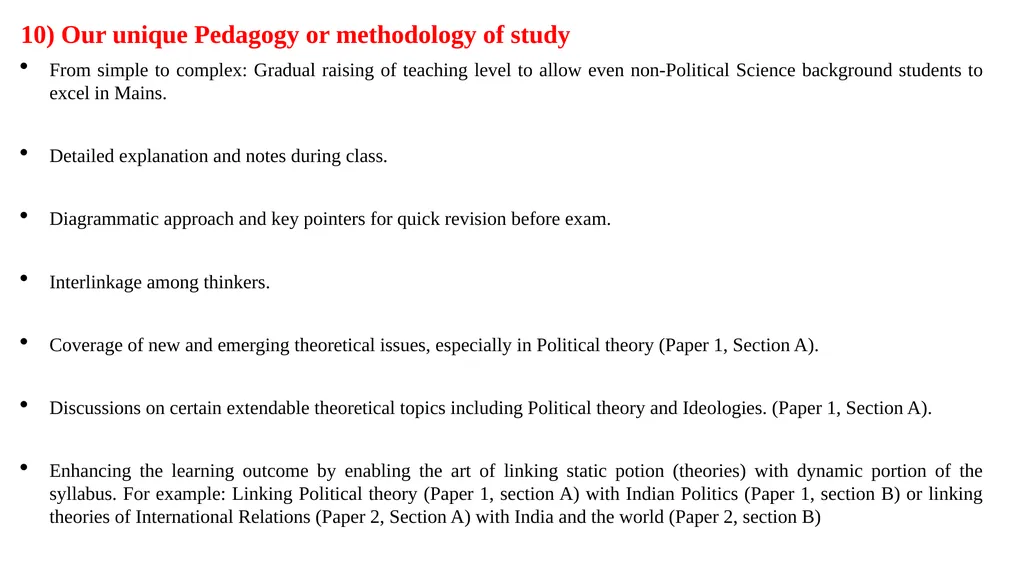 Open Session Foundation Optional Course POLITICAL - slide 27 of 30