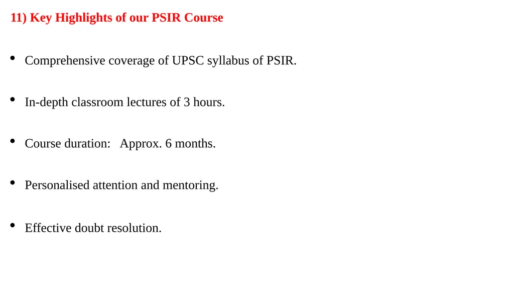 Open Session Foundation Optional Course POLITICAL - slide 28 of 30