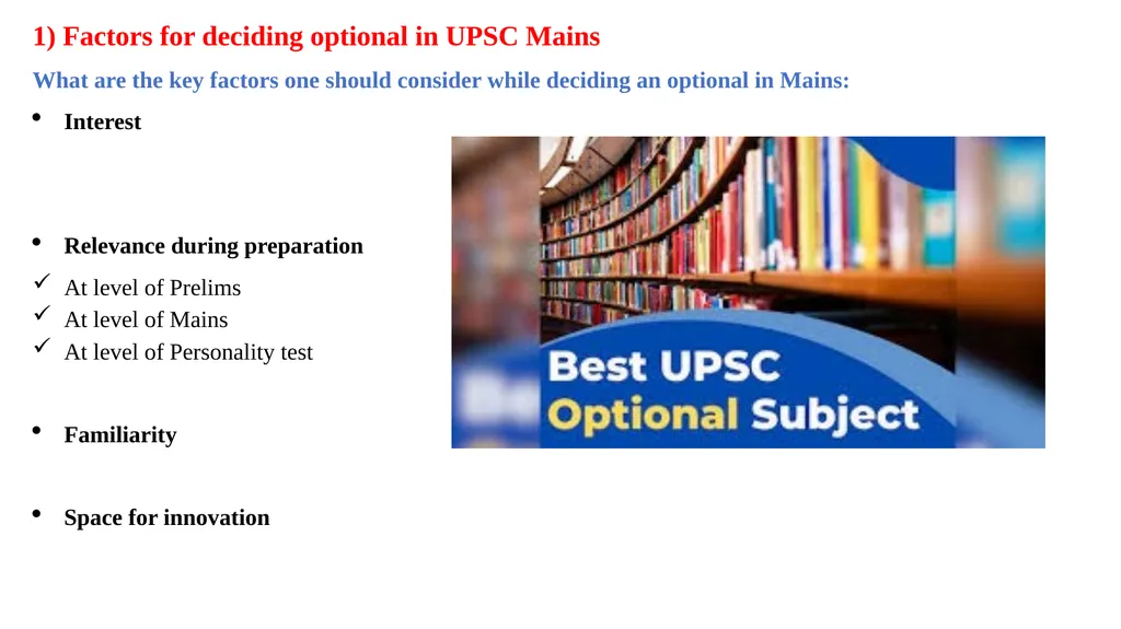 Open Session Foundation Optional Course POLITICAL - slide 2 of 30