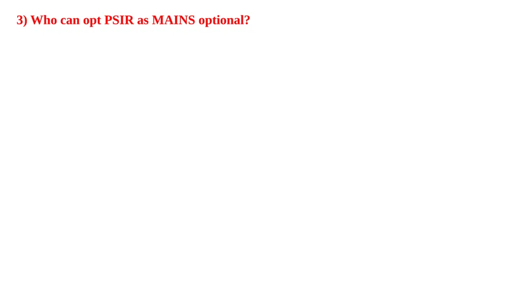 Open Session Foundation Optional Course POLITICAL - slide 13 of 30