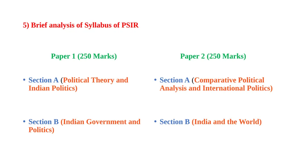 Open Session Foundation Optional Course POLITICAL - slide 15 of 30