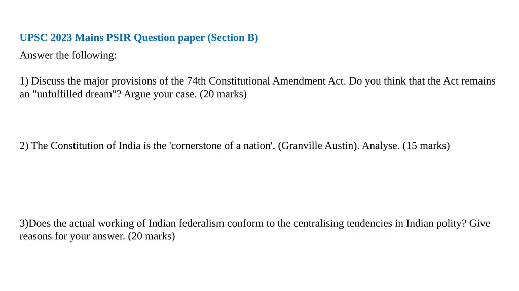 Open Session Foundation Optional Course POLITICAL - slide 22 of 30