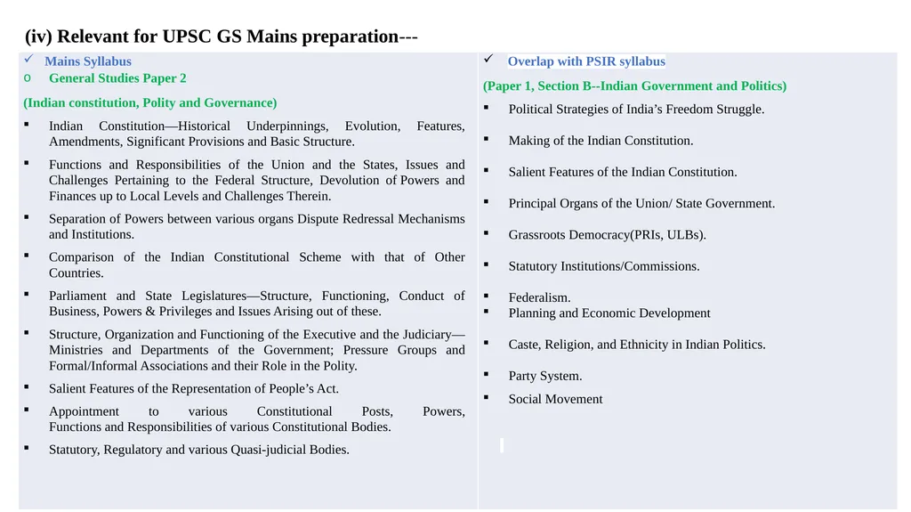 Open Session Foundation Optional Course POLITICAL - slide 7 of 30