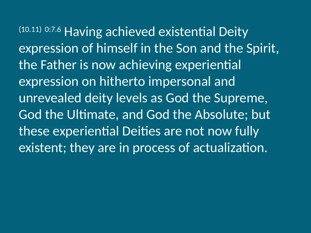 The Urantia Book Foreword Paper Foreword - Video - slide 70 of 113