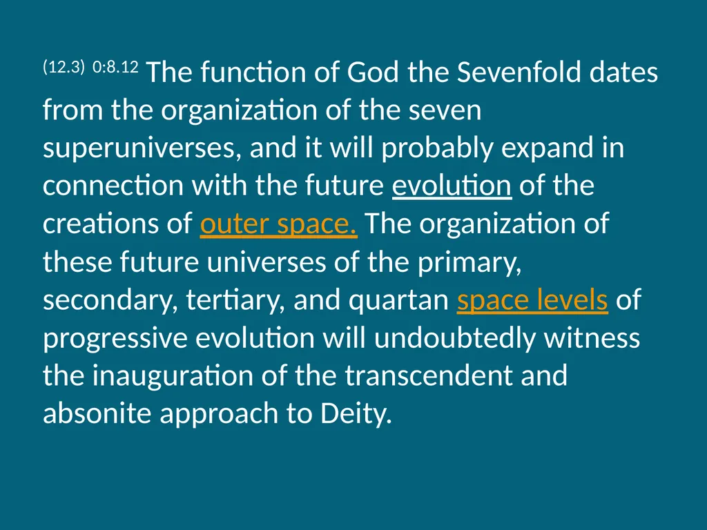 The Urantia Book Foreword Paper Foreword - Video - slide 79 of 113