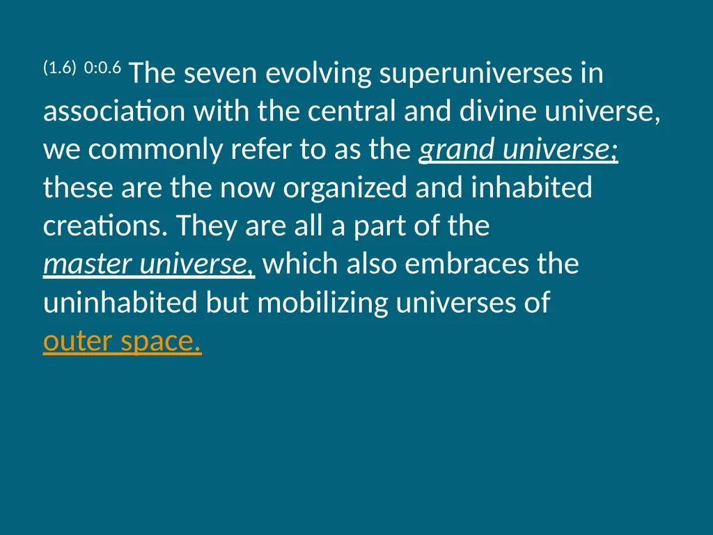 The Urantia Book Foreword Paper Foreword - Video - slide 7 of 113