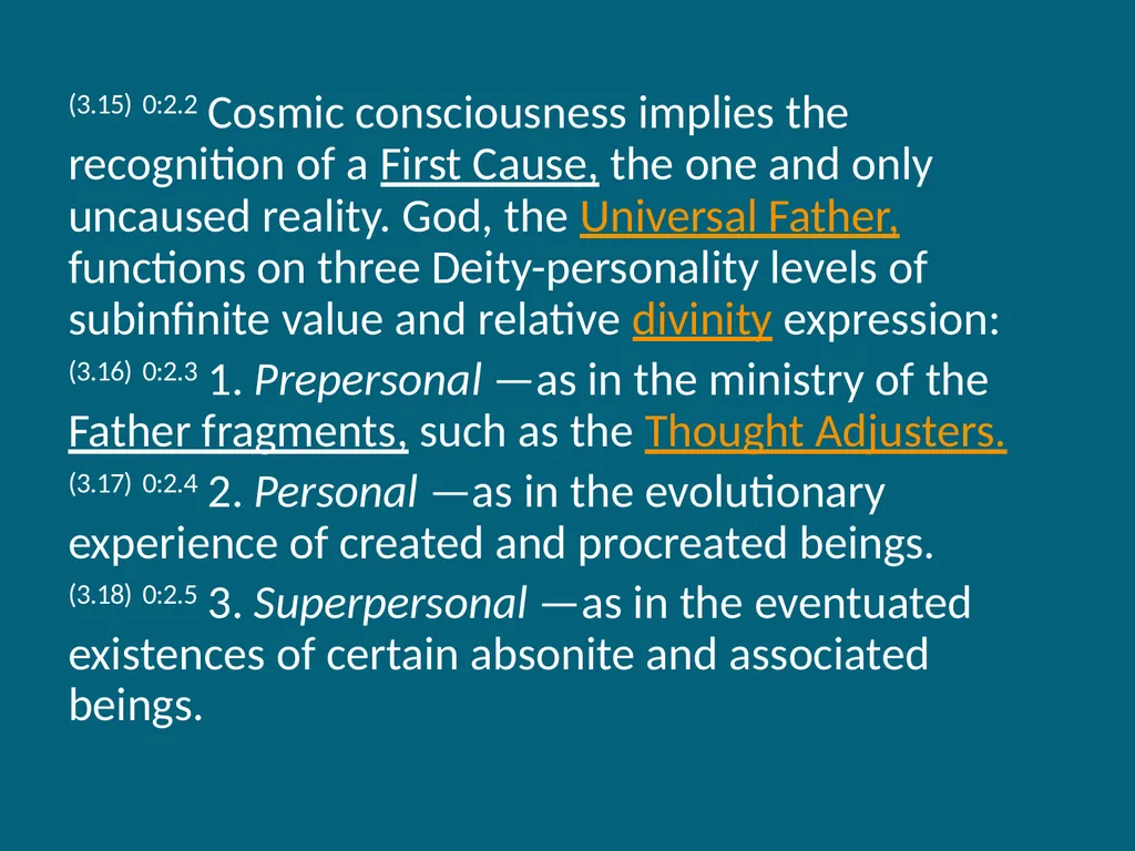 The Urantia Book Foreword Paper Foreword - Video - slide 21 of 113