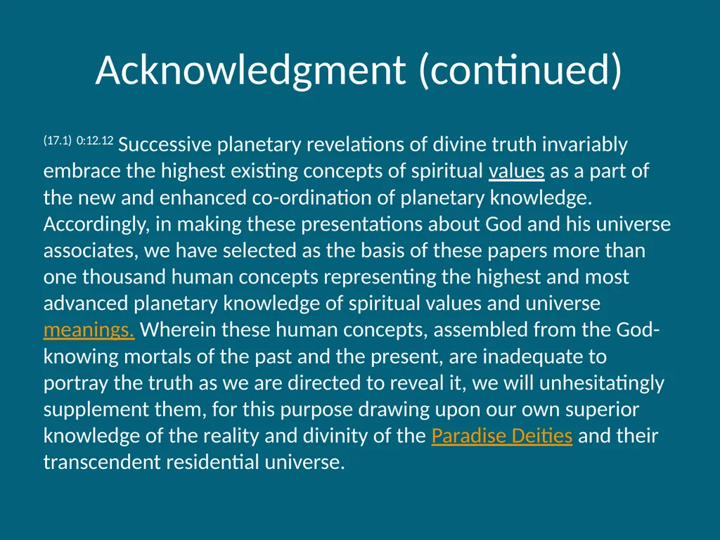The Urantia Book Foreword Paper Foreword - Video - slide 111 of 113