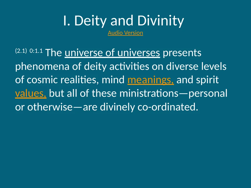 The Urantia Book Foreword Paper Foreword - Video - slide 8 of 113