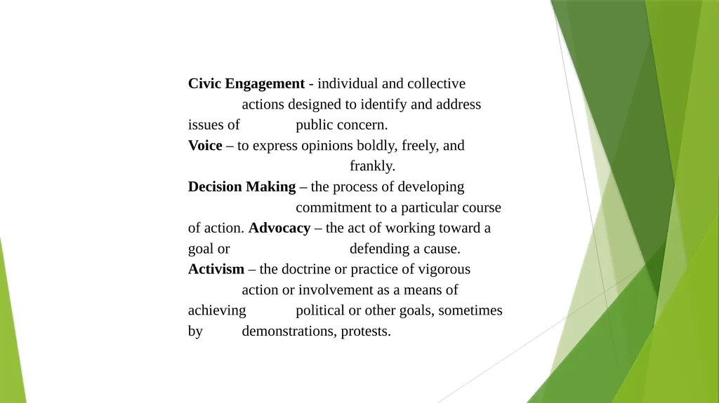 Citizenship – 4-H Citizenship is the knowledge, - slide 3 of 8