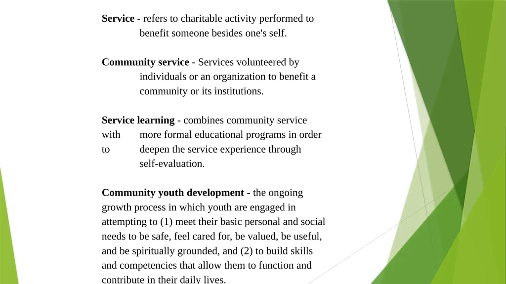 Citizenship – 4-H Citizenship is the knowledge, - slide 5 of 8
