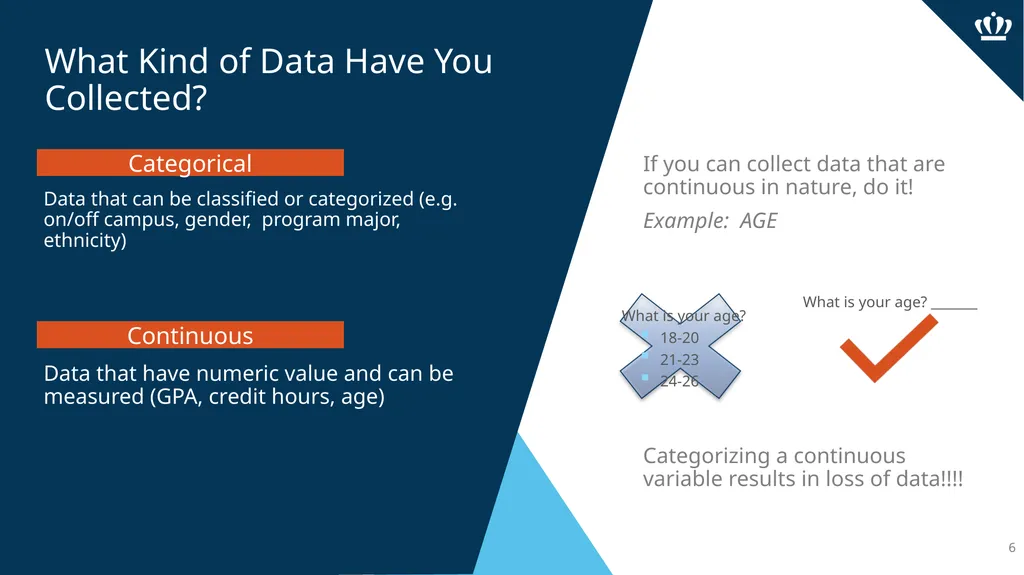 Analyzing Data Office of Assessment and Planning - slide 6 of 11