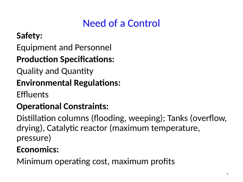 CHE412 Process Dynamics and Control BSc (Engg) - slide 4 of 18