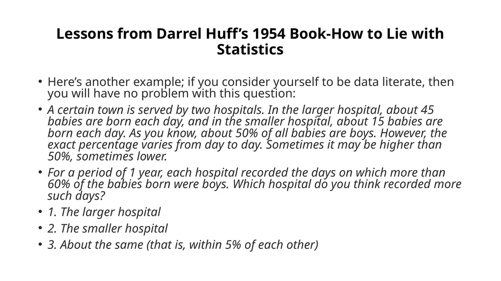 Descriptive Statistics and Public policy Mukul - slide 27 of 72