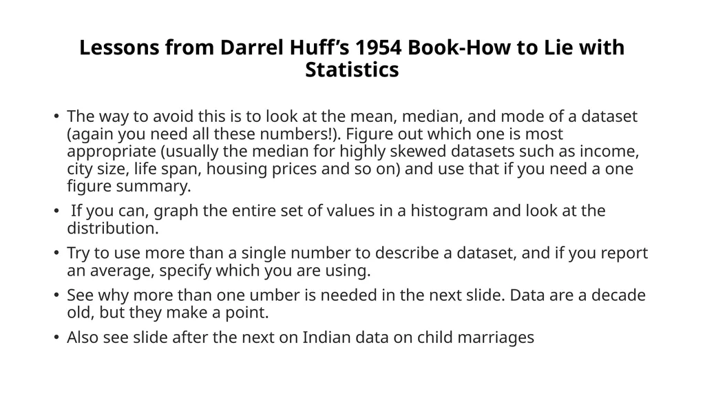 Descriptive Statistics and Public policy Mukul - slide 37 of 72