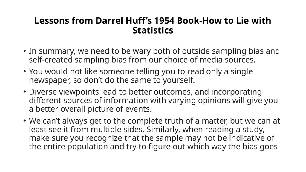 Descriptive Statistics and Public policy Mukul - slide 48 of 72