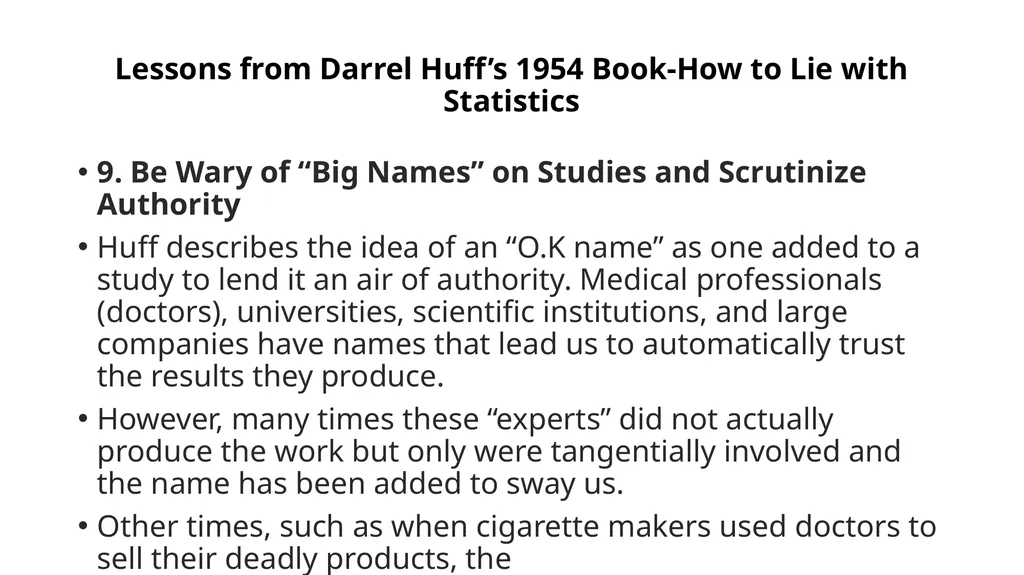 Descriptive Statistics and Public policy Mukul - slide 49 of 72