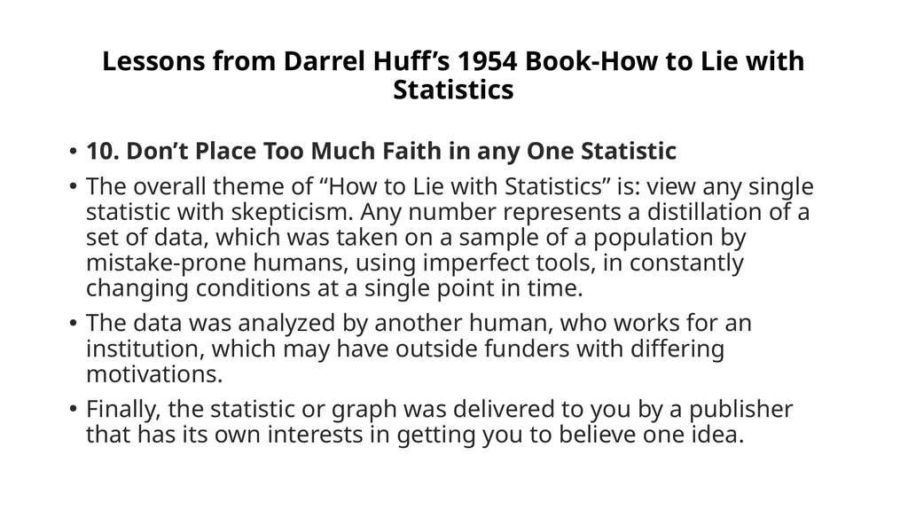 Descriptive Statistics and Public policy Mukul - slide 52 of 72