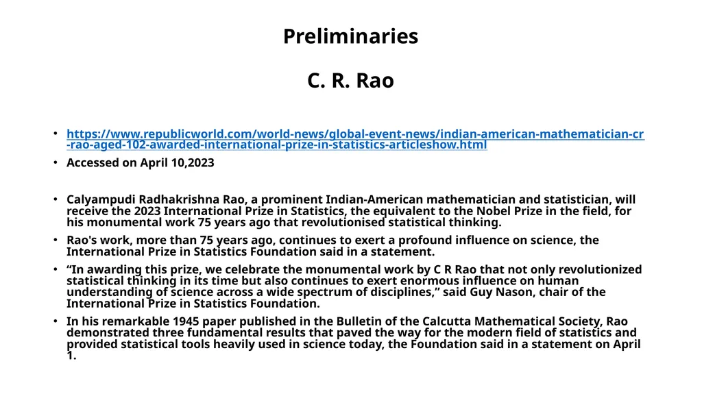 Descriptive Statistics and Public policy Mukul - slide 3 of 72