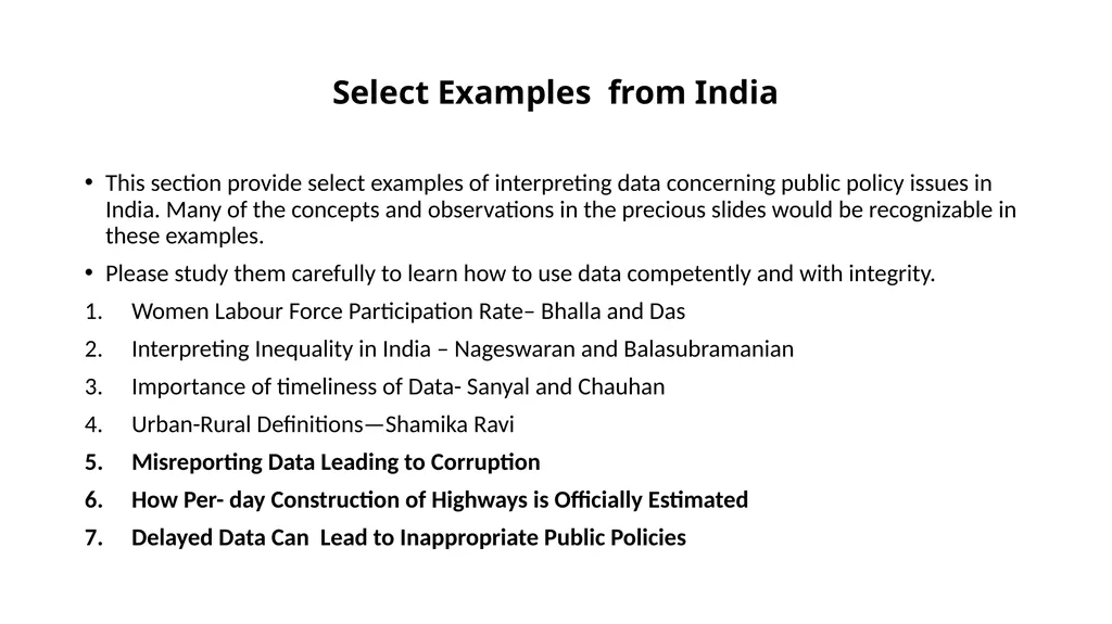 Descriptive Statistics and Public policy Mukul - slide 58 of 72