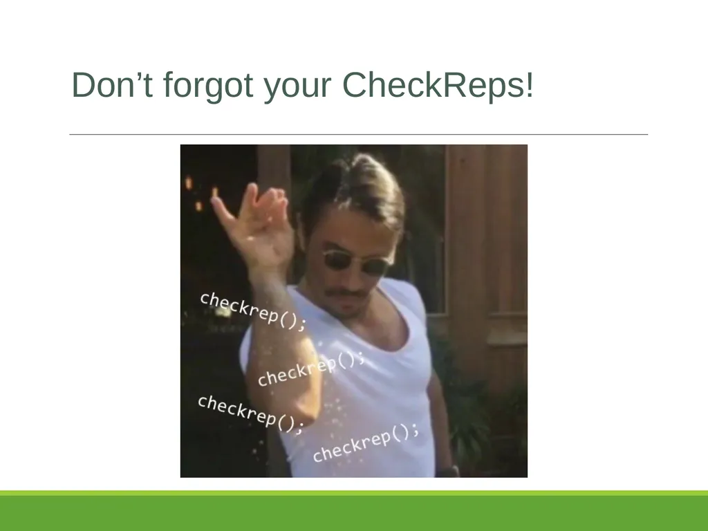 Slides by Kevin Pusich and Cody Kesting with - slide 32 of 43