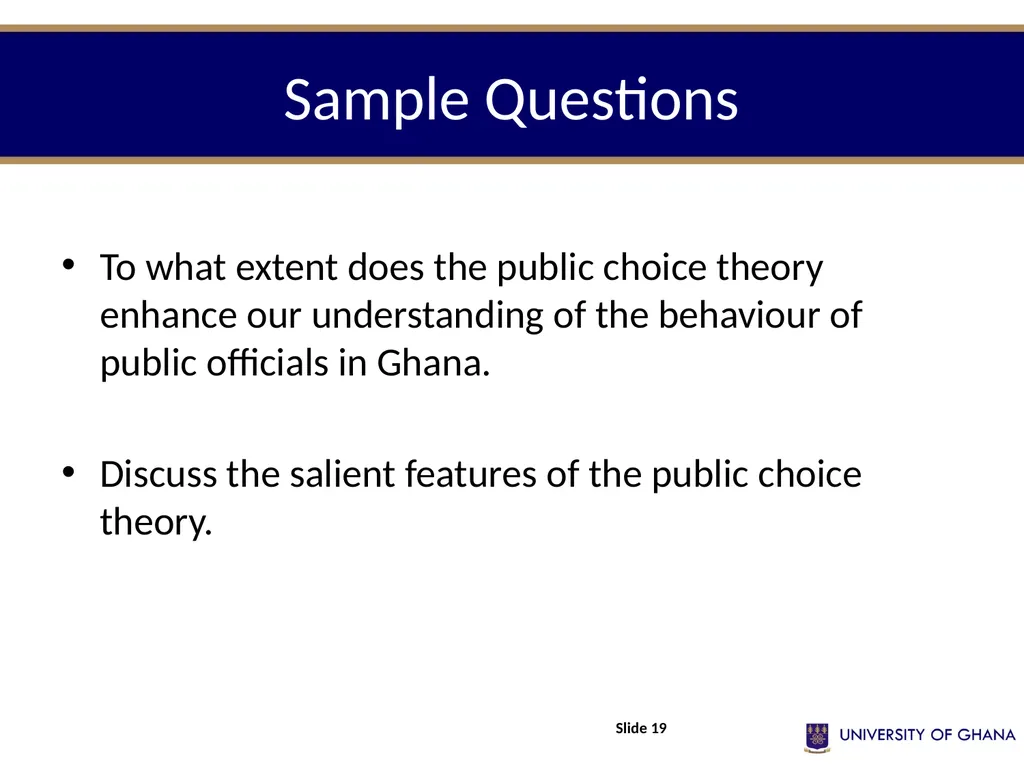 POLI 213 INTRODUCTION TO PUBLIC ADMINISTRATION - slide 19 of 20