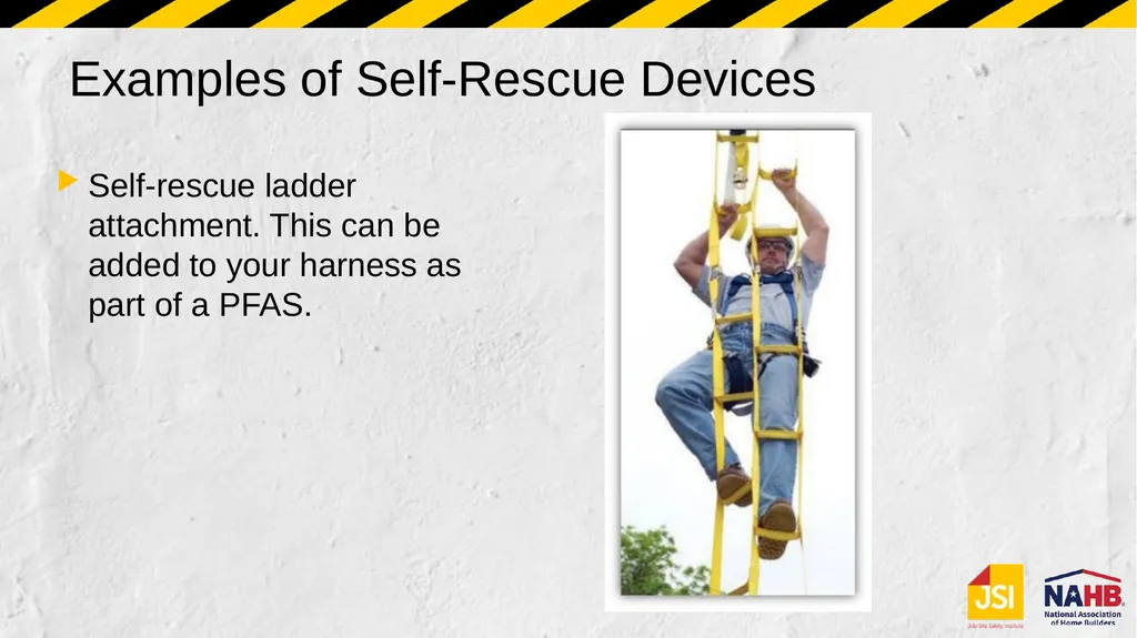 Section 6 Fall Protection Rescue plan Disclaimer - slide 14 of 19
