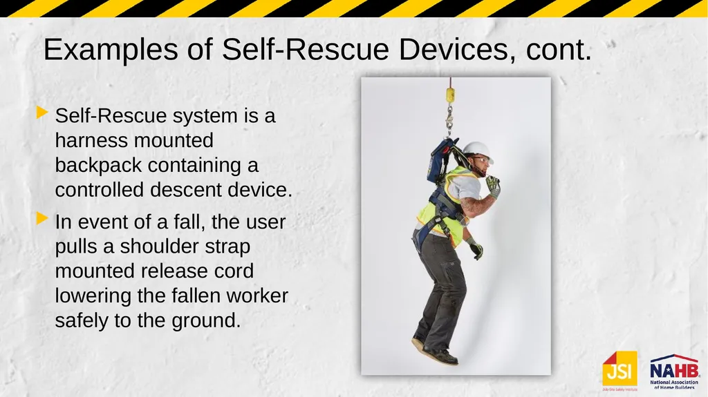 Section 6 Fall Protection Rescue plan Disclaimer - slide 15 of 19