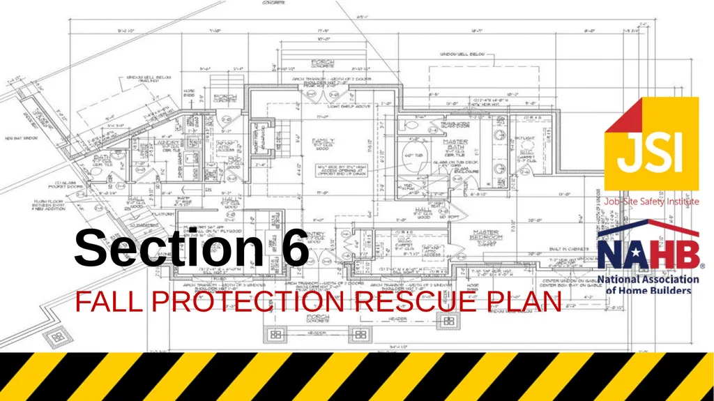 Section 6 Fall Protection Rescue plan Disclaimer - slide 1 of 19
