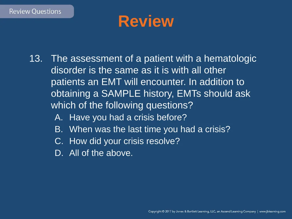 Chapter 19 Endocrine and Hematologic Emergencies - slide 133 of 140