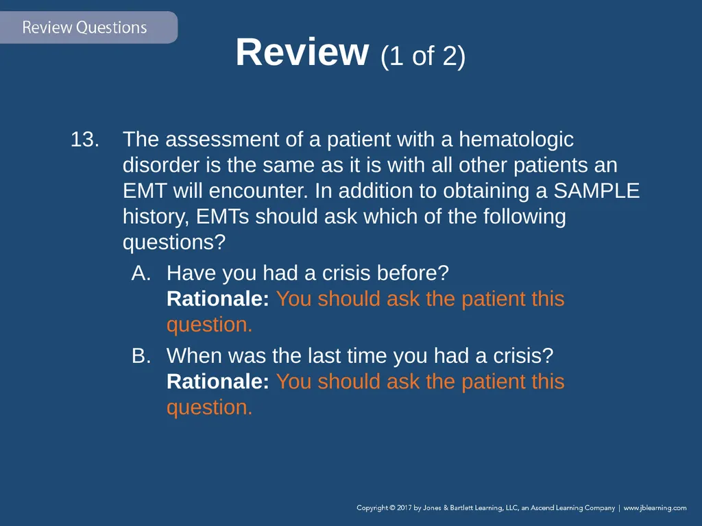 Chapter 19 Endocrine and Hematologic Emergencies - slide 135 of 140